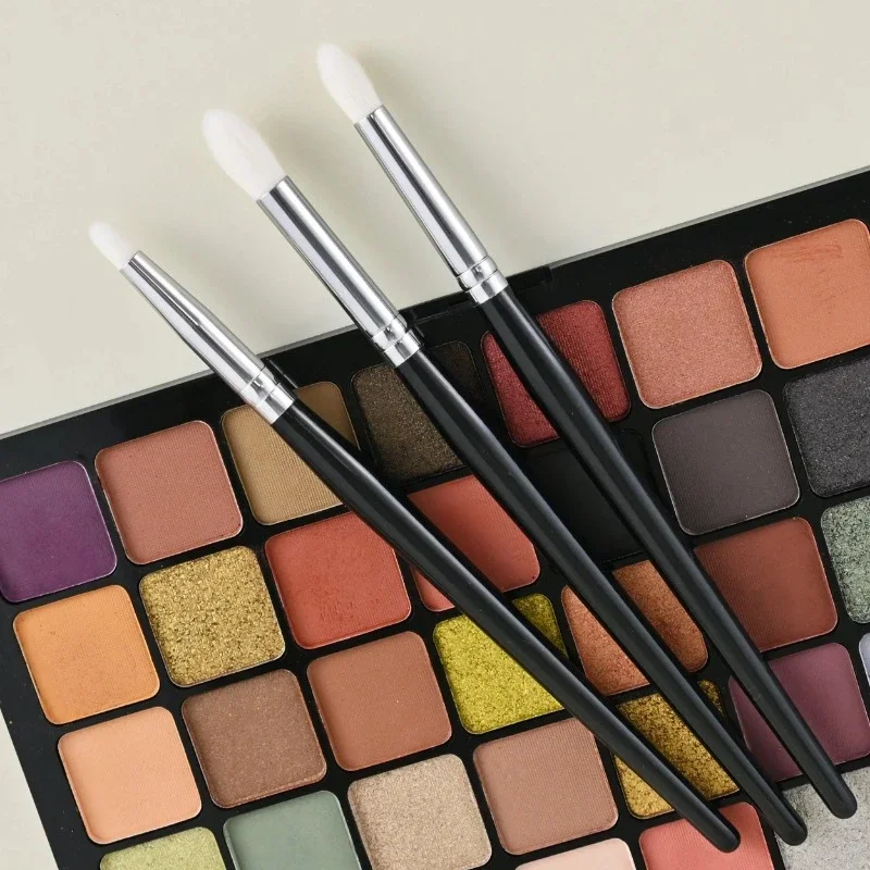 1 個アイメイクブラシヤギ毛テーパード折り目ブレンドブラシアイシャドウメイクアップ化粧品キット Maquiagem スマッジ