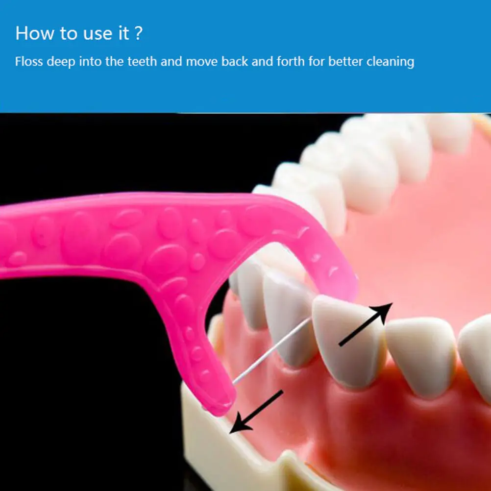 

60 шт. Детские флоссеры-зубочистки в форме жирафа для чистки зубов, удаления остатков еды, с комфортной ручкой для стимуляции десен