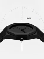 Montre à quartz pour homme TOMI, style simple, classique, pour tous les jours 4