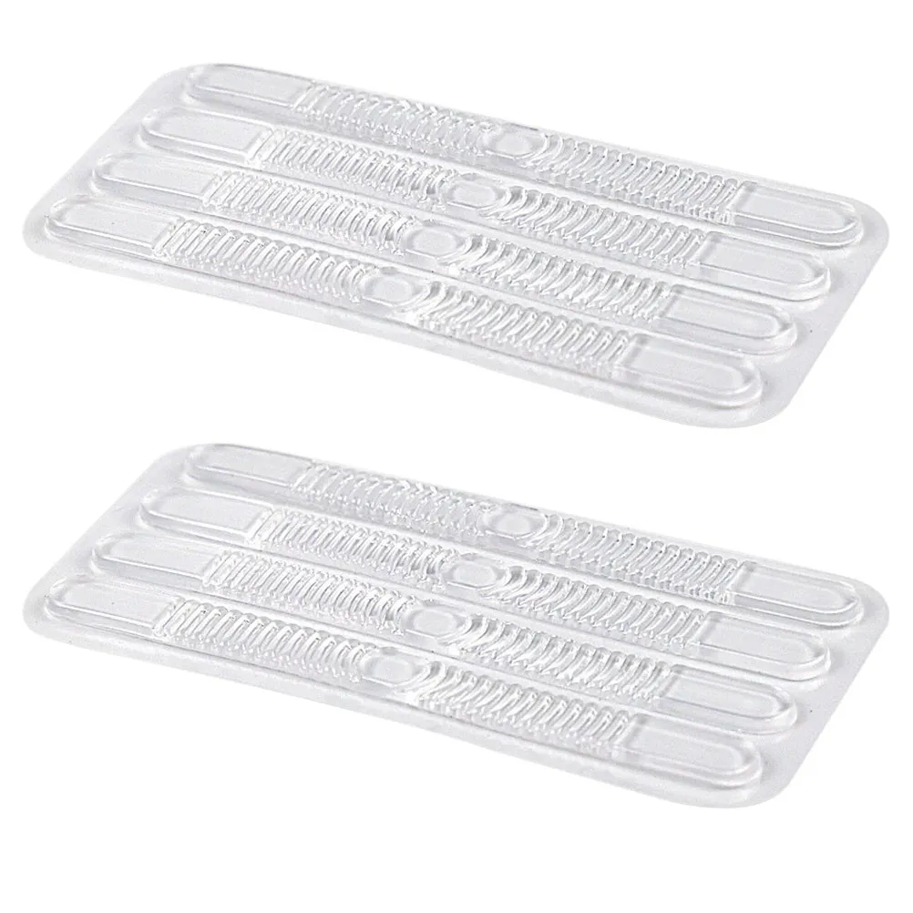 

2Sets Invisible Heel Protector Anti-Abrasion Pads Gel Foot Pads Clear Heel Insert for High-Heels Shoes Prevent Blisters