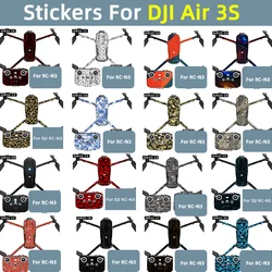 For DJI Air 3S Drone RC-N3 Remote Controller Sticker PVC Protective Film Anti-scratch Skins Personalized Refit Air3s Accessories