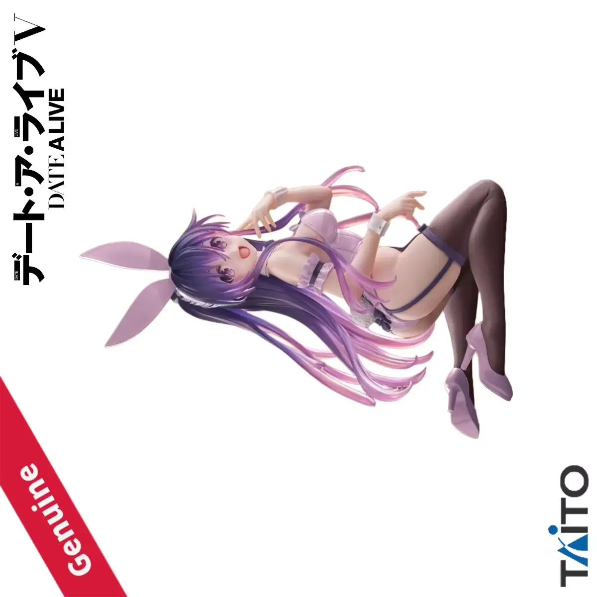 Original Genuine Taito Prepainted Desktop Cute Date A Live V Yatogami Tohka Bunny Ver. Renewal Anime Character Figure Decoration