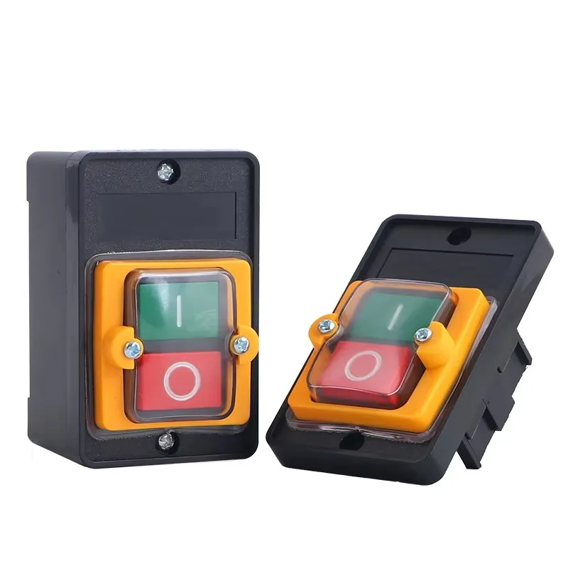 

Push Button Switch KAO-5H KAO-5M 10A 380V for Cutting Machine Bench Drill Switch Waterproof Power on/ Off Switch KAO-5