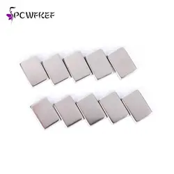 Hot 5/10pcs/lot Empty Eyeshadow Tin Pans Makeup Palettes Empty Square Palette Iron Cases Pans For Powder 18*13MM 41*23MM