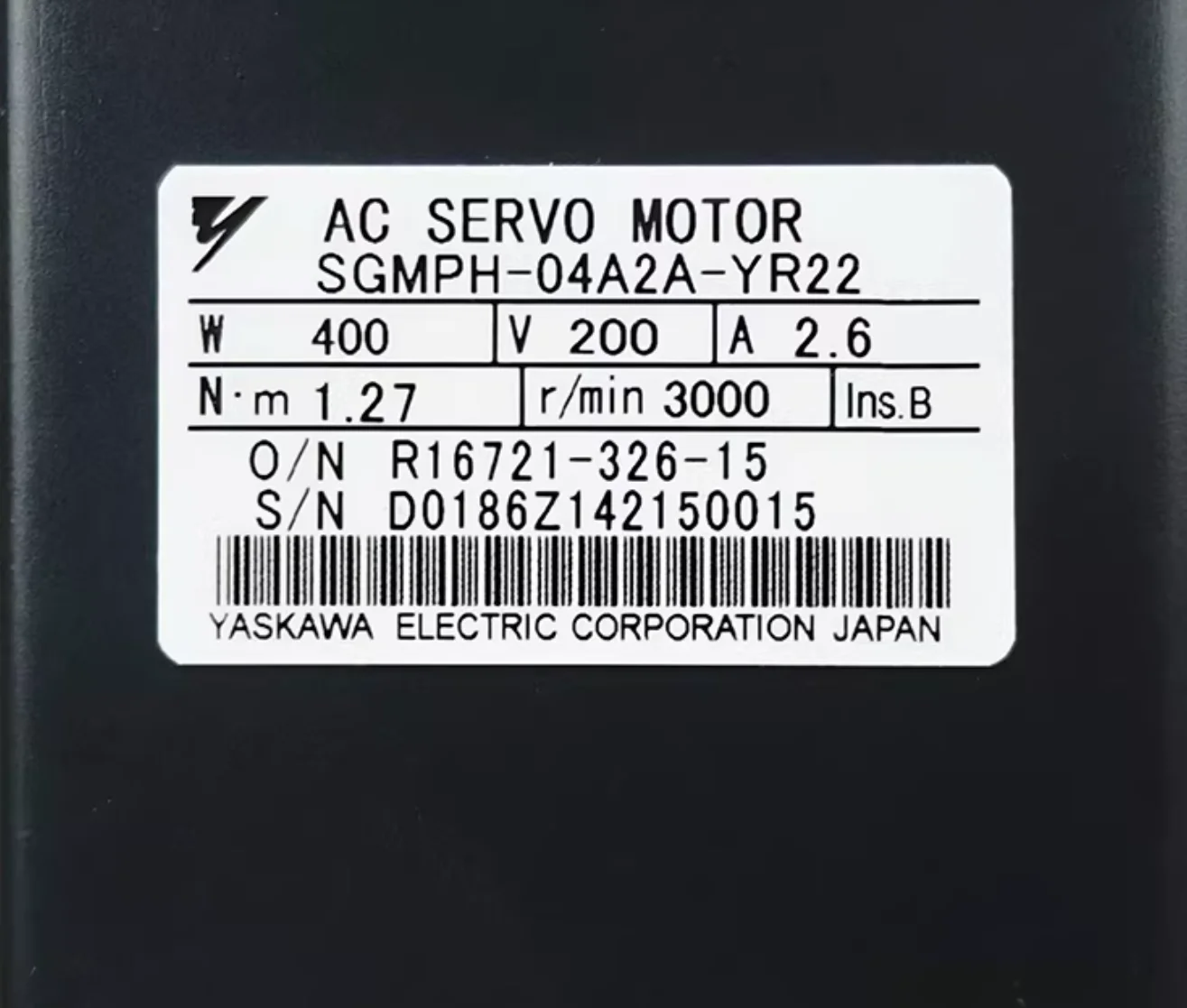 

Brand New SGMPH-04A2A-YR22 Servo Motor Original Genuine，SGMPH 04A2A YR22，In Stock