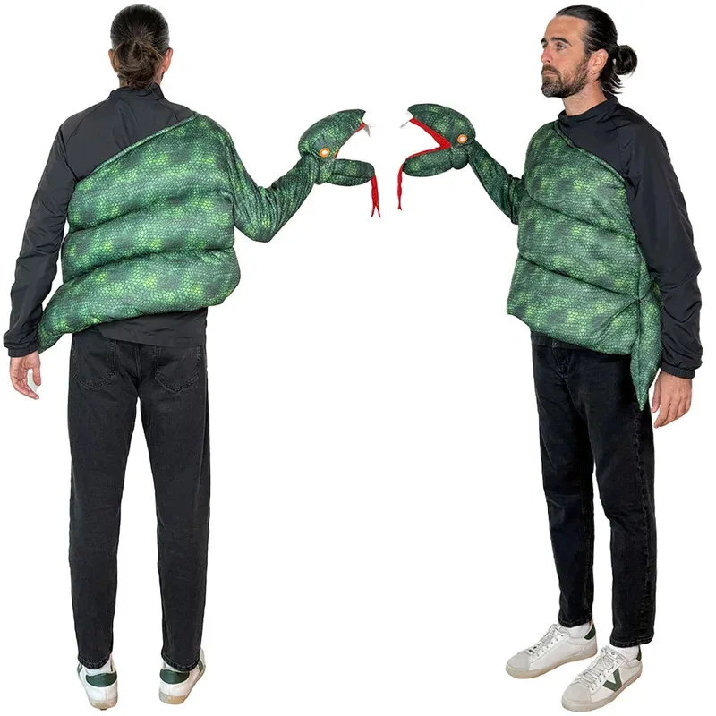 فانتازيا مضحك مخيف بيثون تأثيري المرحلة Disfraz زي الكبار الرجال النساء الخيال هالوين كرنفال ملابس للحفلات يي ؛ 4