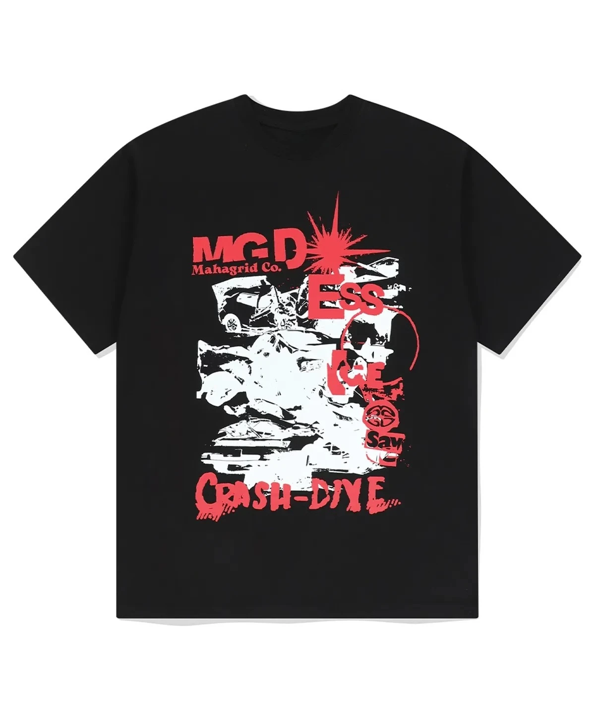 

Mahagrid 25 Spring/Summer Korean Version Casual Contrast Color Letter Cool Printed Short Sleeve T-Shirt