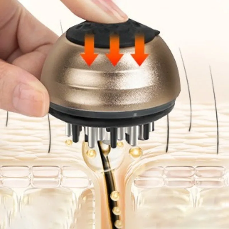 Small Hair Oil Applicator Portable Scalp Massagers Anti Hair Loss Liquid Comb Scalps Care Essential Oil Liquid Guiding Massager