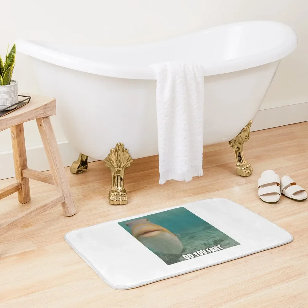 

DO YOU FART - HUBERT FISH Bath Mat Wc Rugs Baths Mat