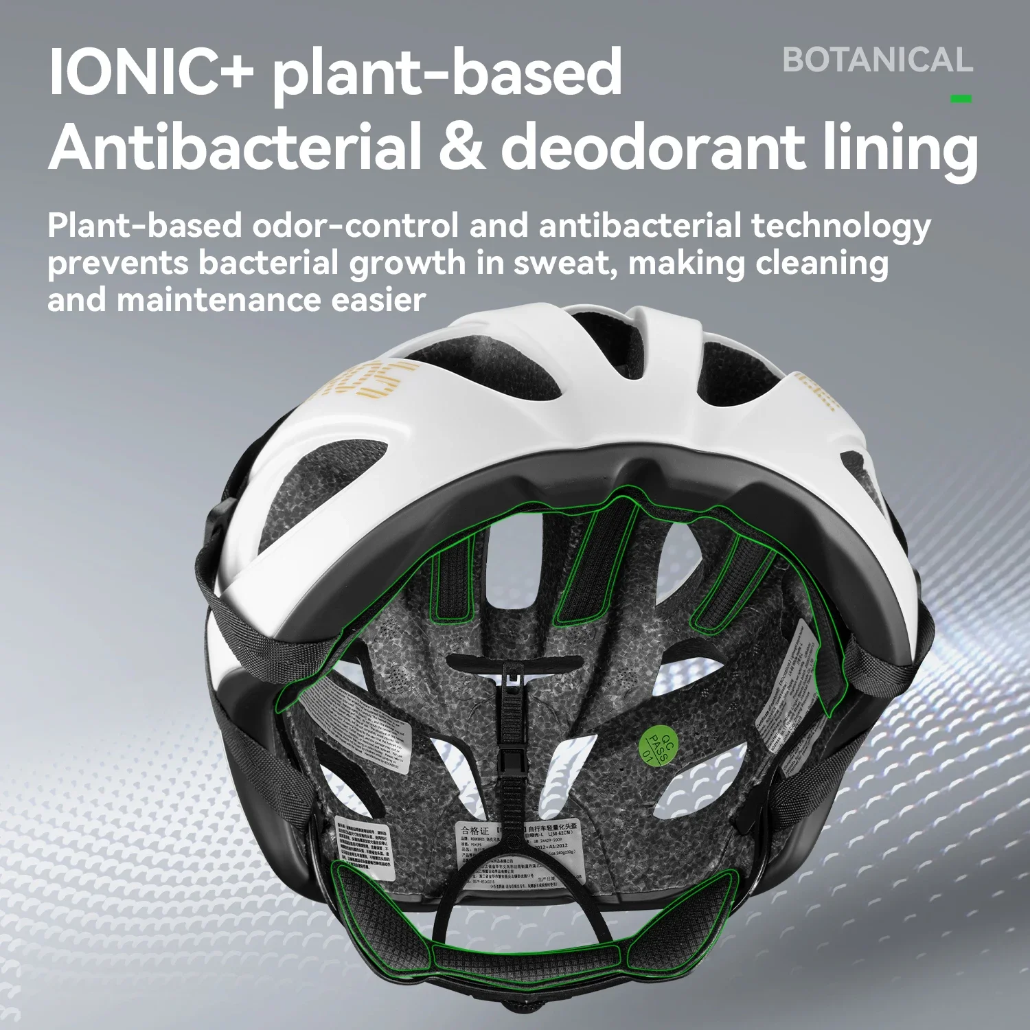 ROCKBROS Bike Helmet PC Shell Lightweight Safety Antibacterial with20 Holes for Heat Dissipation Men Women Bicycle Helmets