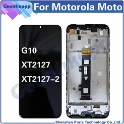 LCD 디스플레이 터치 스크린 디지타이저 어셈블리 수리 부품 교체, Motorola Moto G10 XT2127-2 XT2127