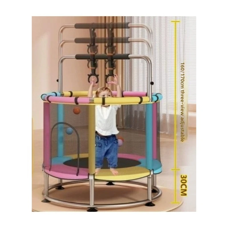 Circular Base Trampoline for Home Indoor Use ,Trampolines,Portable Fitness Equipment,Fitness Body Building,Sports &Entertainment