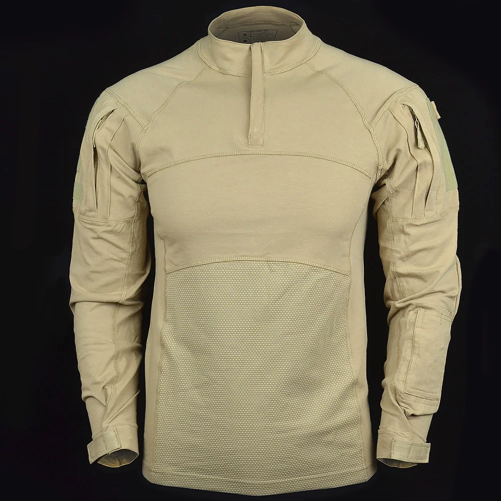 Mege Tactical Camouflage Army Combat Shirt Type II Long Sleeve Breathable Fast Dry Outdoor Cotton Military Clothing