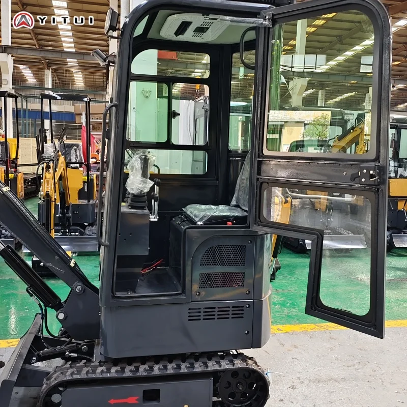 Minescavatore nuovo di zecca da 1,5 tonnellate con motore Kubota flessibile rotante personalizzato Ce Epa Euro 5 Mini escavatore