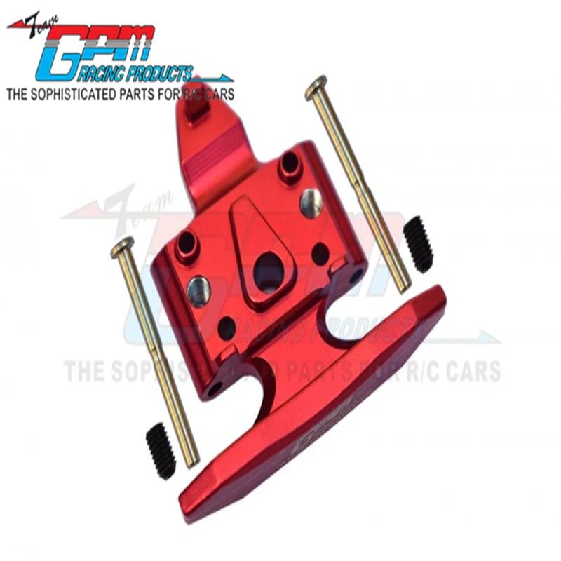 GPM PARACCO Anteriore IN ALLUMINIO CON D-RINGS + PIASTRA DI SKID Anteriore IN ALLUMINIO -5PC Per LOSI 1/18 Mini-T 2.0 2WD Stadium Truck RTR Aggiornamento
