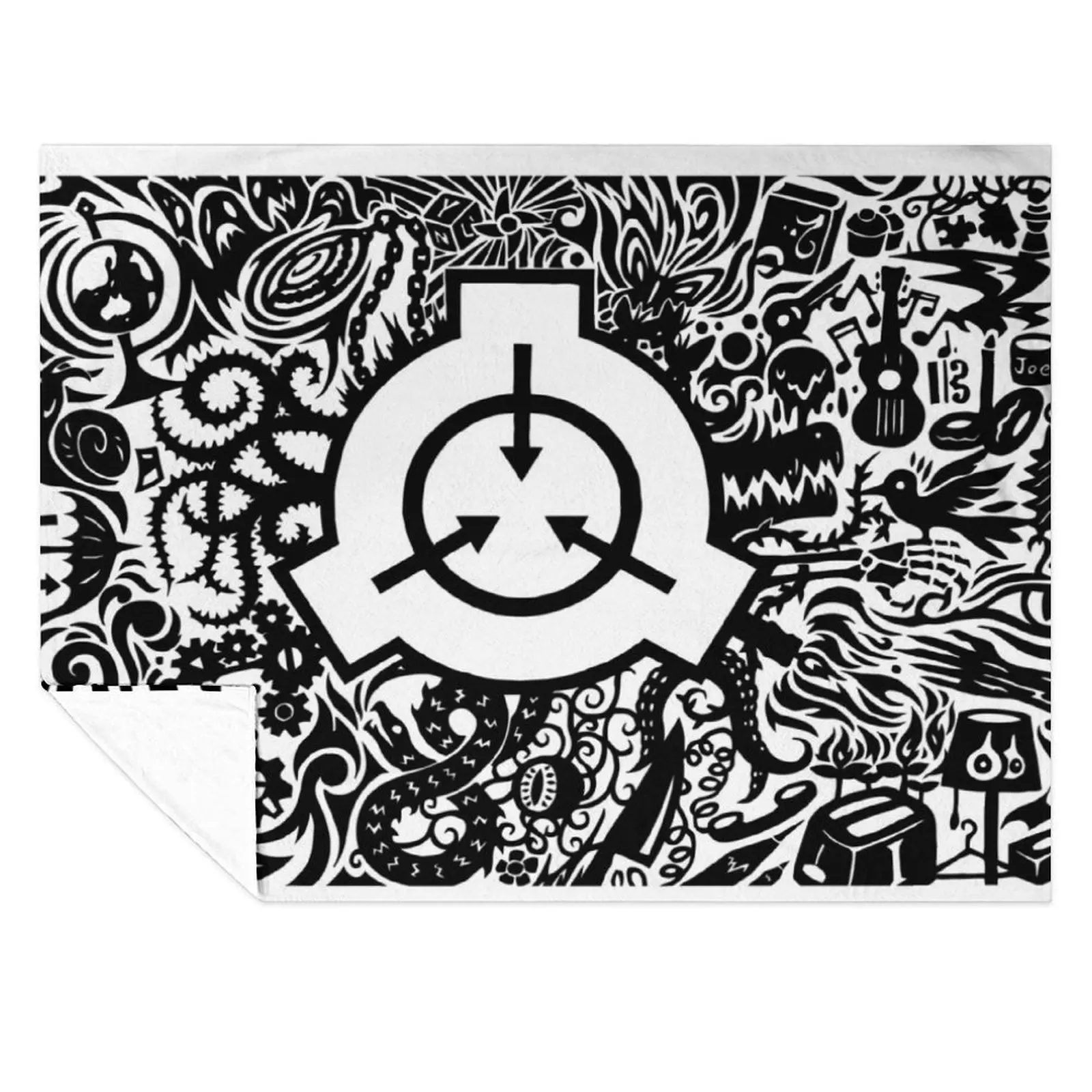 

SCP - Foundation Logo Throw Blanket Extra Large Throw Tourist Flannel Blankets