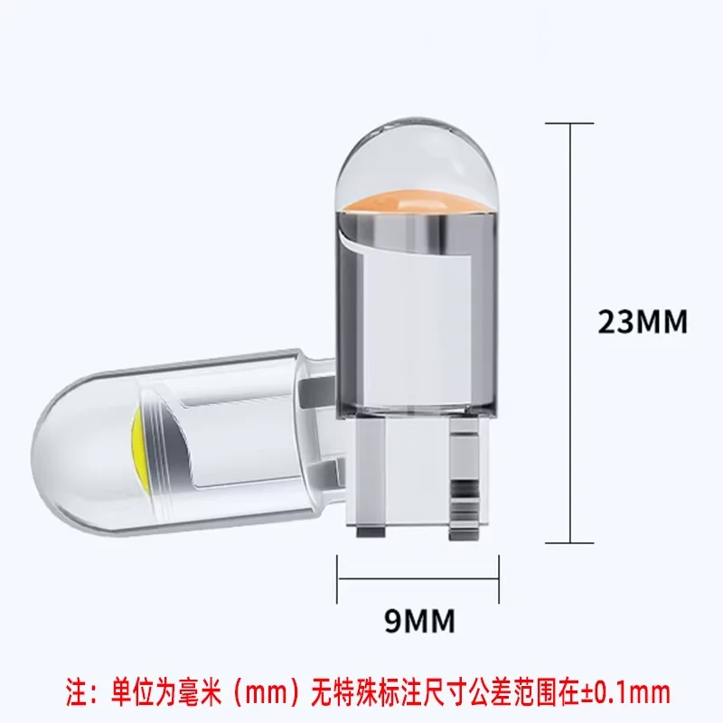 12V Car T10 White Light Parking Lamp 24V Bulb LED Interior Light Outline Reading License Plate Modification W5W