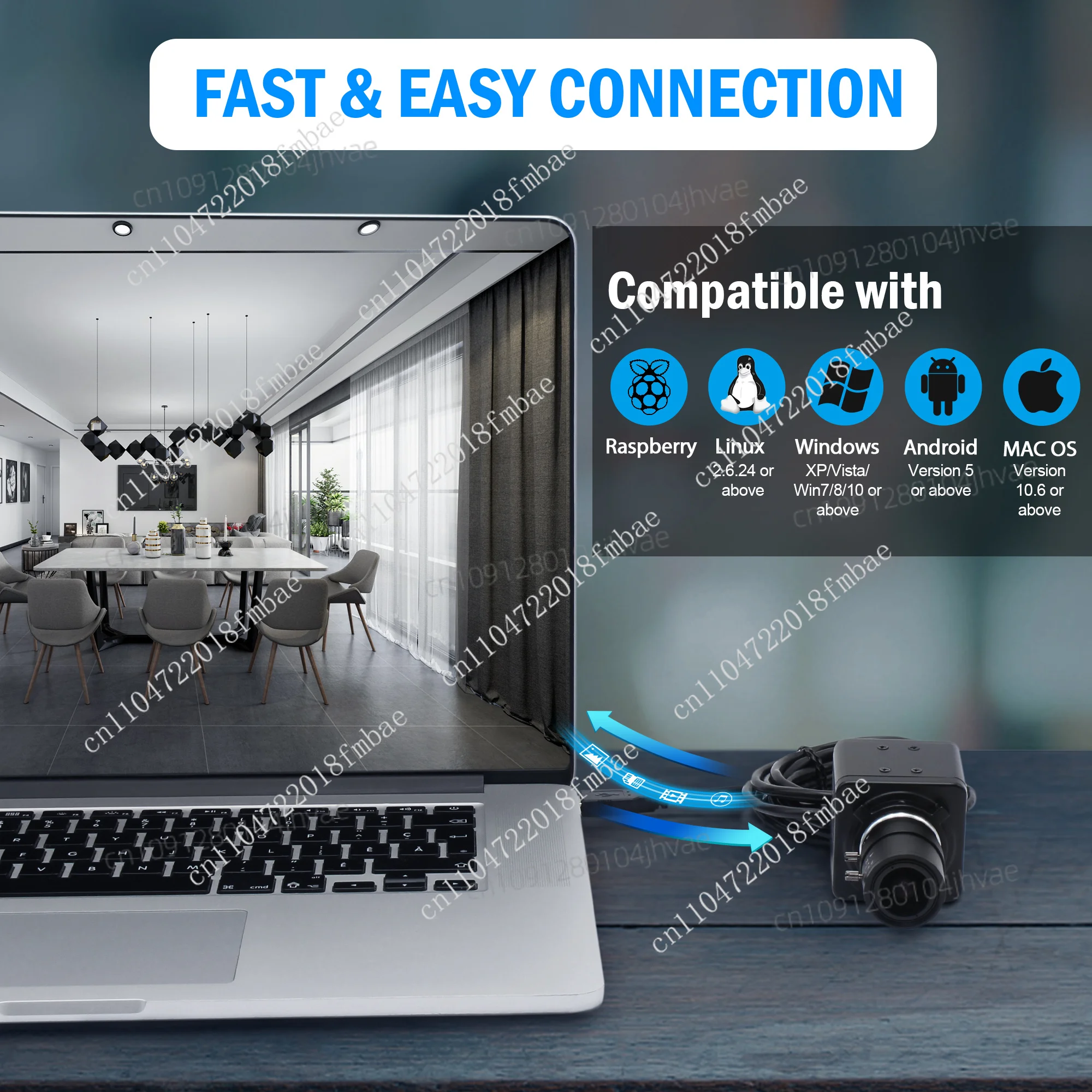 Webcam USB 4K 3840x2160 dengan - Webcam 4K ulasan dan harga