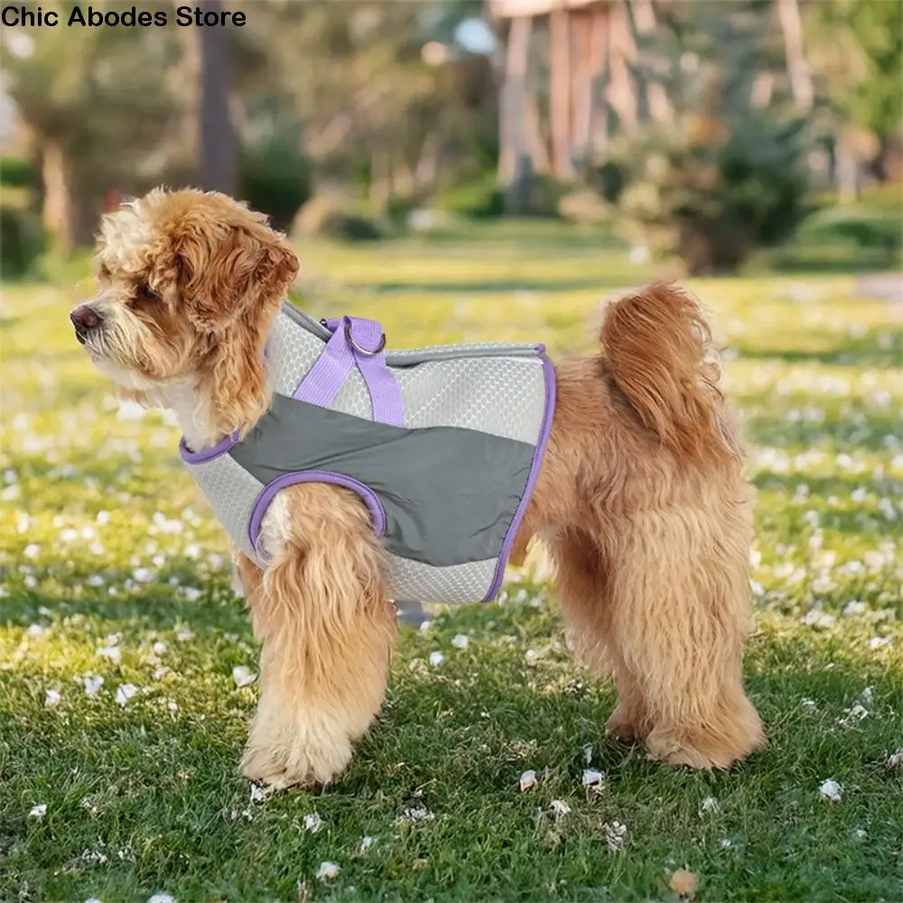 

Dog Cooling Vest Comfortable Breathable Pet Short T-Shirt Mesh Sun Protection Cooling Pet Dog Clothes Pet Supplies