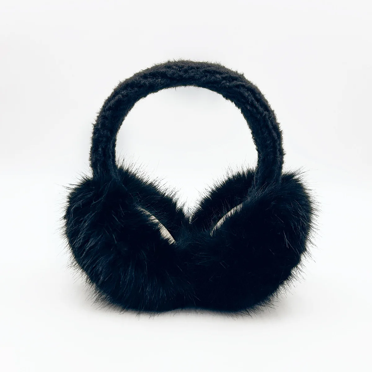 Cozy Foldable Plush Earmuffs for Women - Warm & Soft Perfect for Fall/Winter, Easy Storage Design