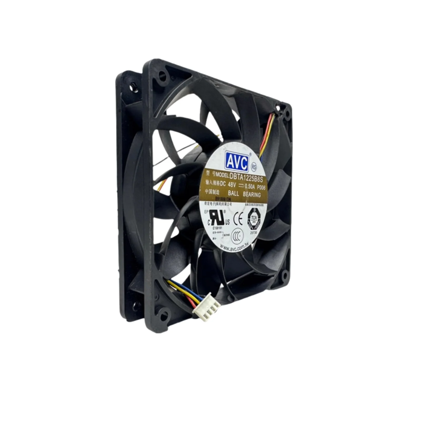 

For AVC DBTA1225B8S 120mm 48V 0.5A PWM High Speed Industrial Cooling Fan 12025 4500RPM Server Switch Cooling