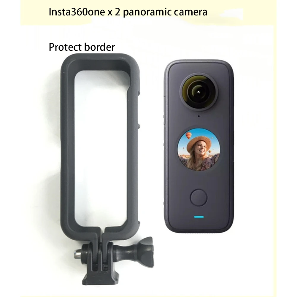 Für insta360 one x2 schutz rahmen gehäuse 1/4 schrauben loch kamera stativ adapter halterung für insta360 one x2 aktion