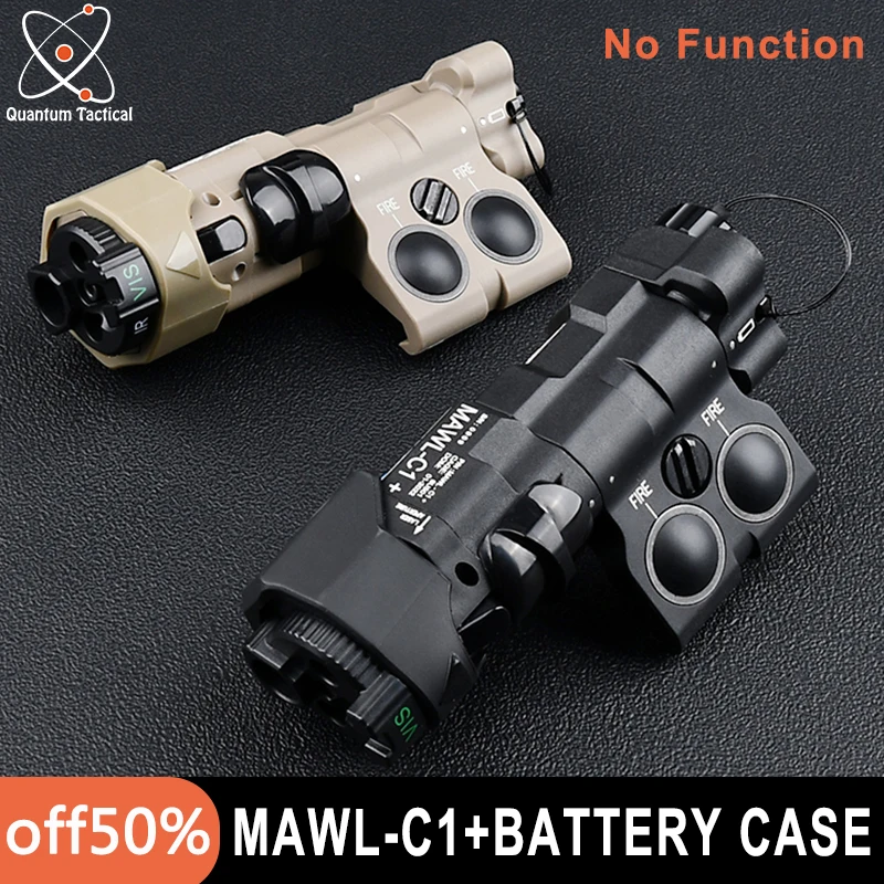 

Tactical MAWL-C1 Battery Case CS Wargame Batteries Box Hunting MAWL Device Dummy Airsoft for CR123 Paintball Outdoor Tool