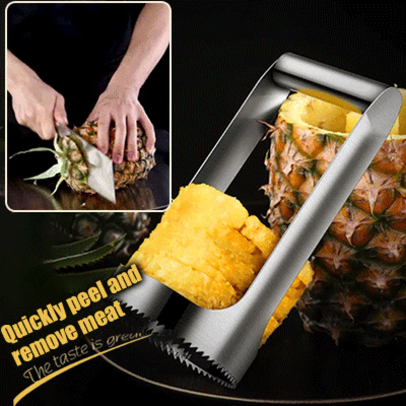 Stainless Steel Core Puller Core Peeler Fruit Center Separation Tool Pineapple Knife Core Puller