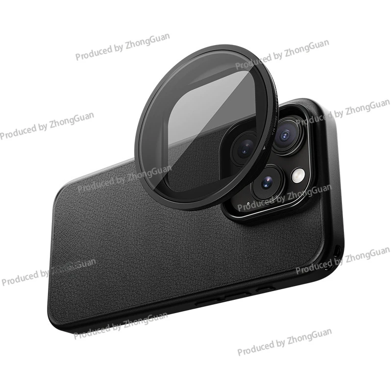 

Suitable for IPhone 15 Pro Max Mobile Phone Photography Kit Polarizer Diminuator Magnetic Filter