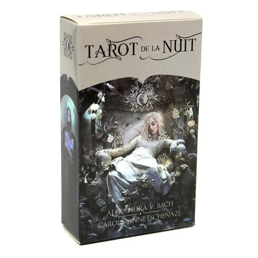 Cartas de Tarot de la Nuit, baraja de 78 oráculo, edición de adivinación en inglés, juegos Borad