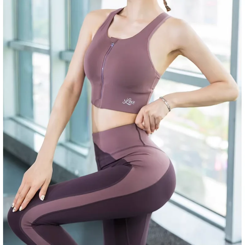 Women's Yoga Suit High Waisted Quick Drying Suit Running Sports Set