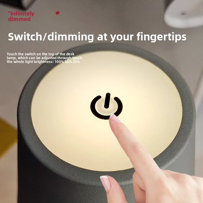 LED Desktop Desk Lamp Creative High Touch Dormitory Night Light Guest Restaurant Desk Charging Desk Lamp