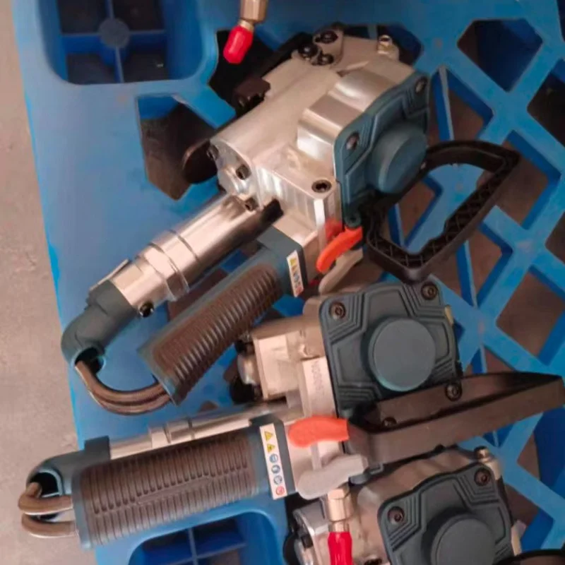 B19 Pneumatic PET PP Strapping Tool Plastic Banding Machine Friction Welding Tensioner Sealer Logistics Packaging