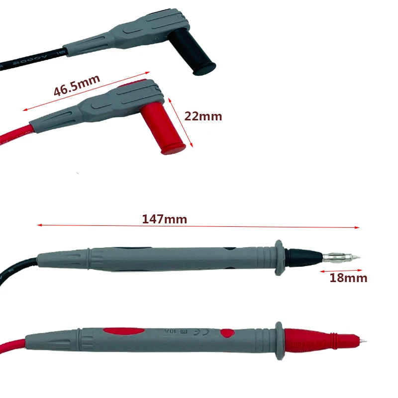 20A 1000V Multimeter Sonde Pin für Digital-Multimeter Nadel Spitze Multi Meter Tester Blei Sonde Draht Stift kabel – Detail 14