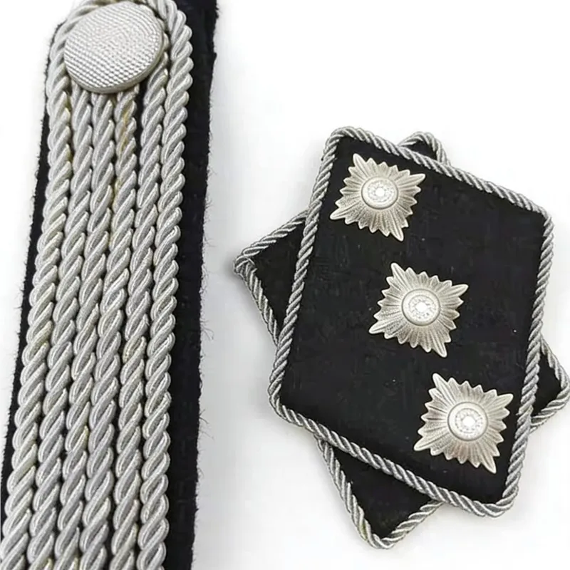 

Elite Team Collar and Shoulder Insignia Combo Set for Dress Uniforms Honor Guard & Cosplay Props