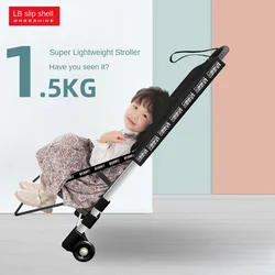 Baby stroller  2kg trike  can sit and lie down  light and foldable  and the baby can travel and walk the baby cart.