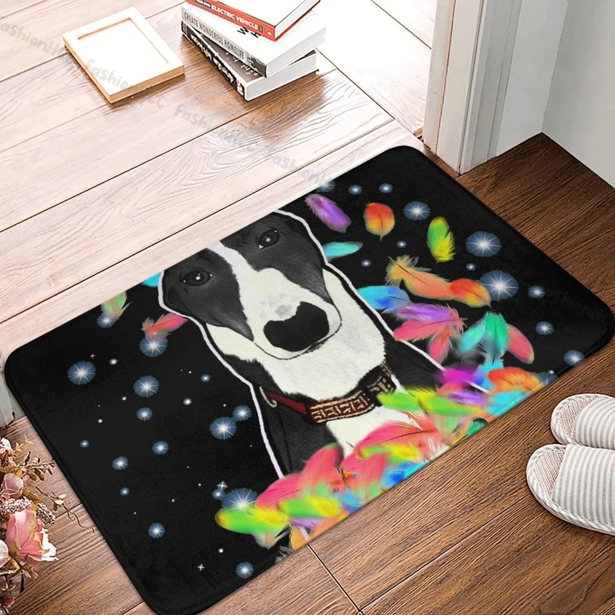 Geryhound Greyhounds Dog Bath Non-Slip Carpet Tully Boy Bedroom Mat Entrance Door Doormat Home Decoration Rug