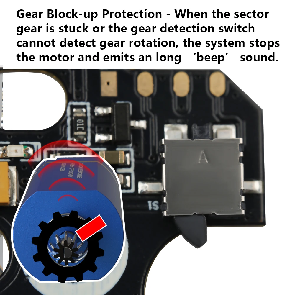 T238 V1.42 Qualität V3 MOSFET ETU Mechanischer Sensor Programmierbares Vorkocher für AIRSOFT Gel Blaster V3 Getriebe – Detail 6