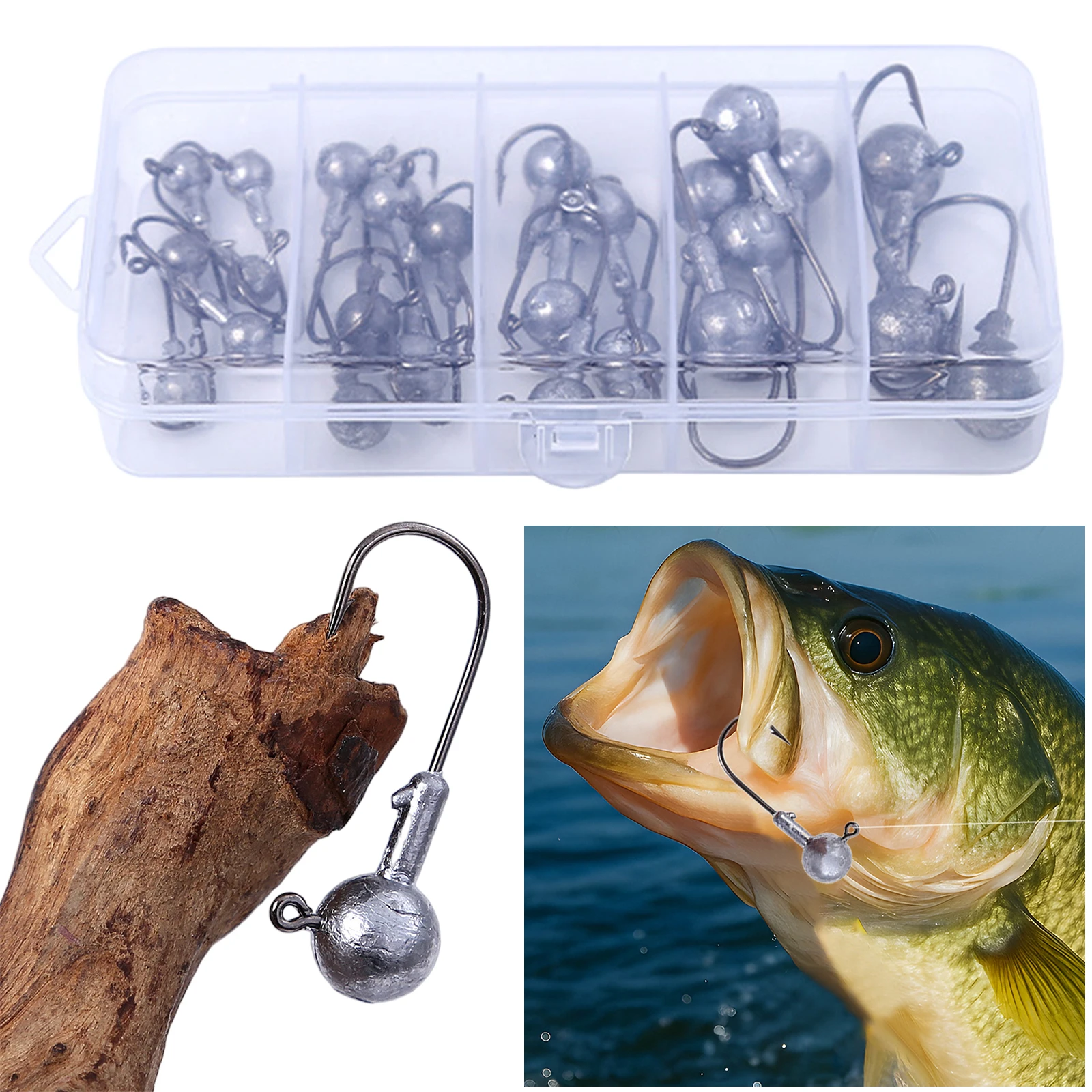 Fishing Equipment In China - Набор рыболовных крючков 25 шт., металлические