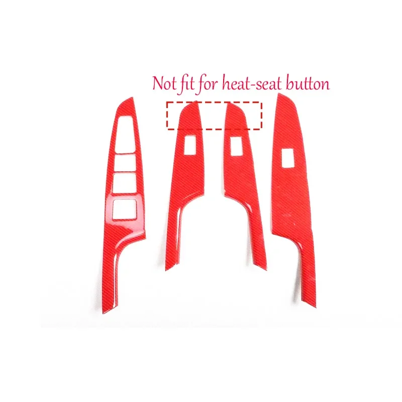 

RHD For Hyundai Tucson 2015-2020 Carbon Fiber Gear Shift Water Cup Cover Trim Window Switch Cover Trim Interior Accessories