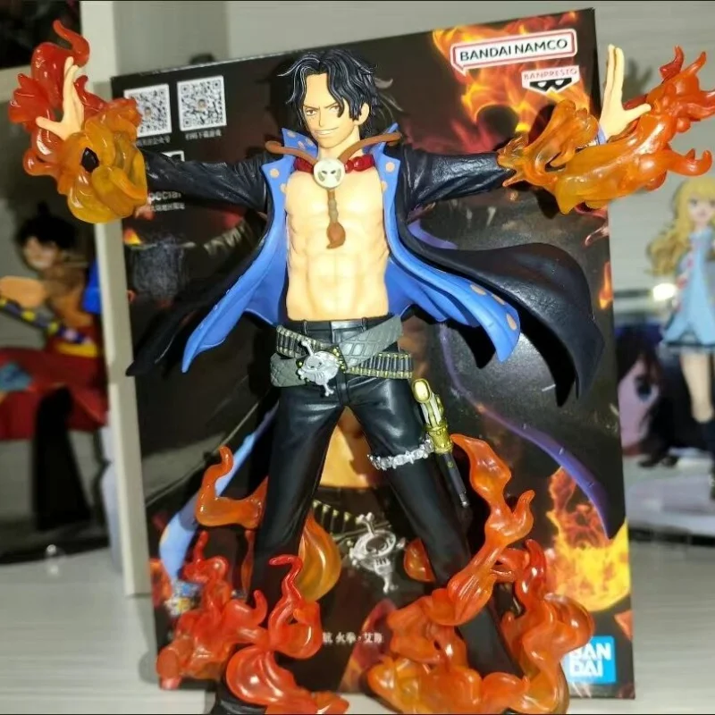 Original Genuine Banpresto One Piece Dxf Special 18cm Portgas·d· Ace Anime Figure Collectible Model Doll Toys Gifts Wholesale