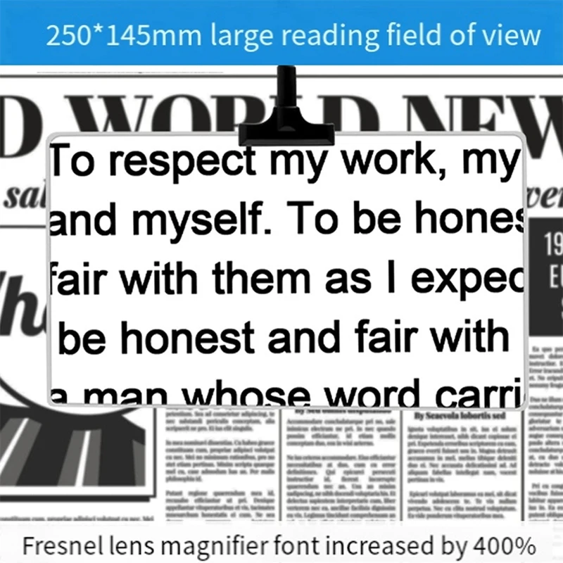 Увеличительное стекло 4X с подставкой, увеличительное стекло на полную книжку с гибкой ножкой, для пожилых людей с омолаживающим глазом