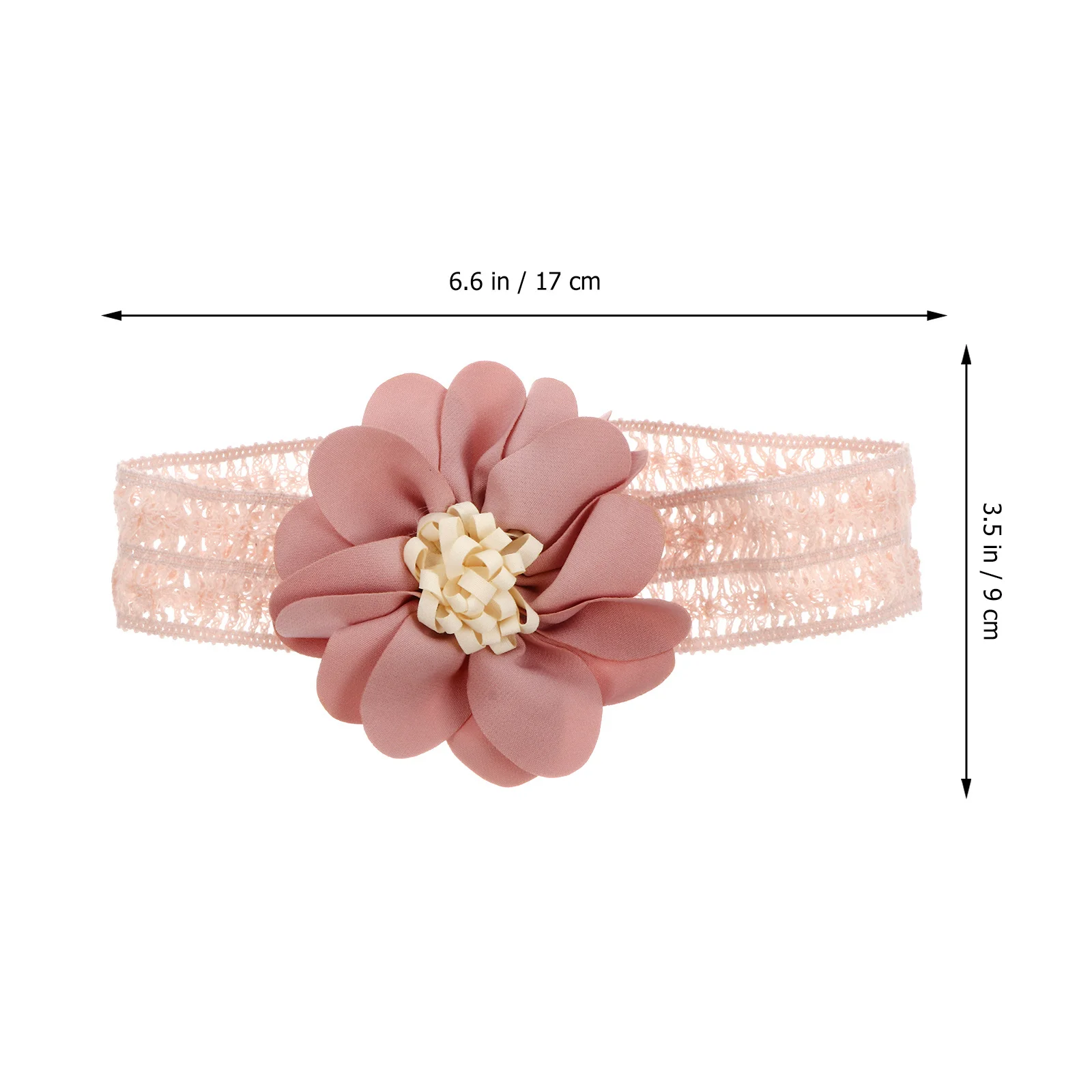 مجموعة واحدة من عصابة رأس الجوارب على شكل زهرة ناعمة ومرنة قابلة للتنفس بطول منتصف الساق رائعة لمستلزمات أعياد الميلاد في الشهر الأول