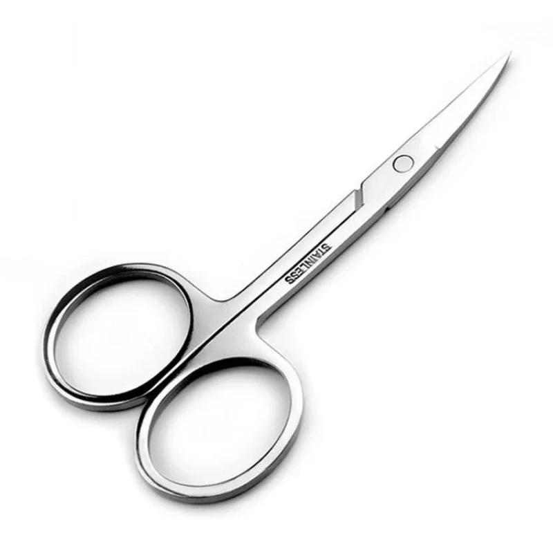 Stainless Steel Small Nail Tools Eyebrow Nose Hair Scissors Cut Manicure Facial Trimming Tweezer Makeup Beauty Tool