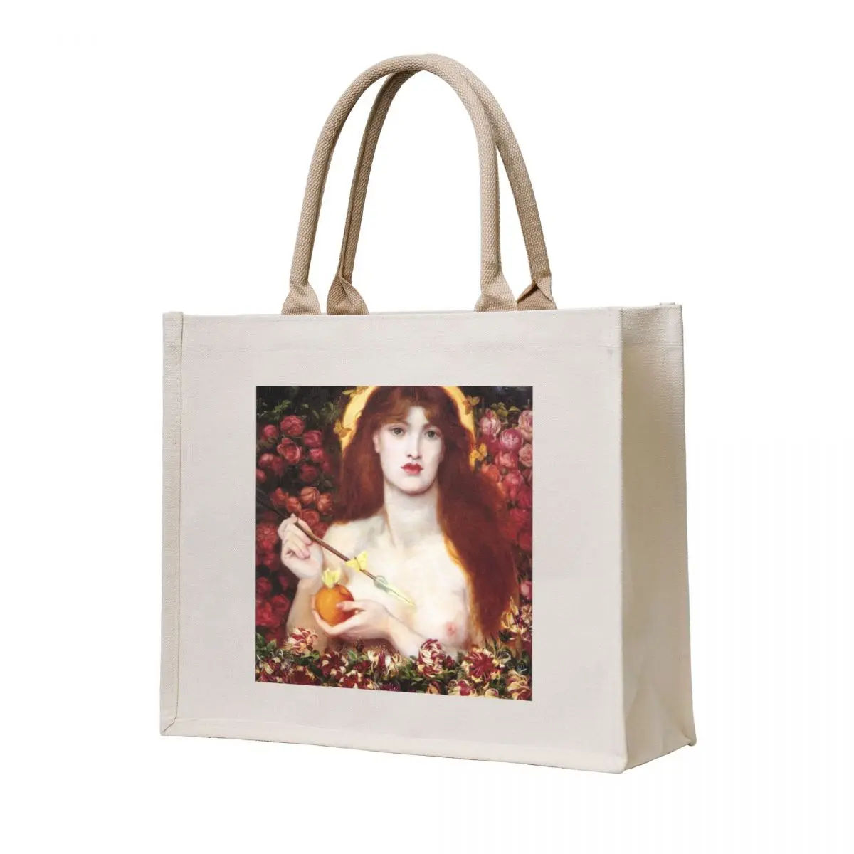 

Venus Verticordia - Dante Gabriel Rossetti Tote Bag Cloth bags free delivery bags Women's shopping bag Fabric bag