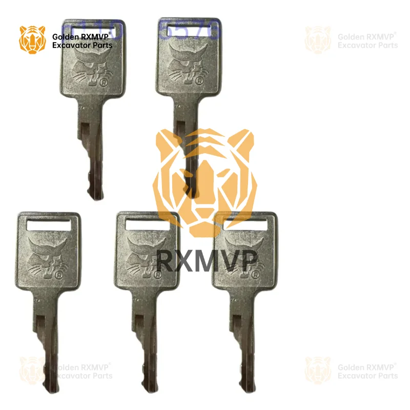 For 5pcs D250 Ignition Key Bobcat Skid Steer Loaders And Mini Excavators 6693241