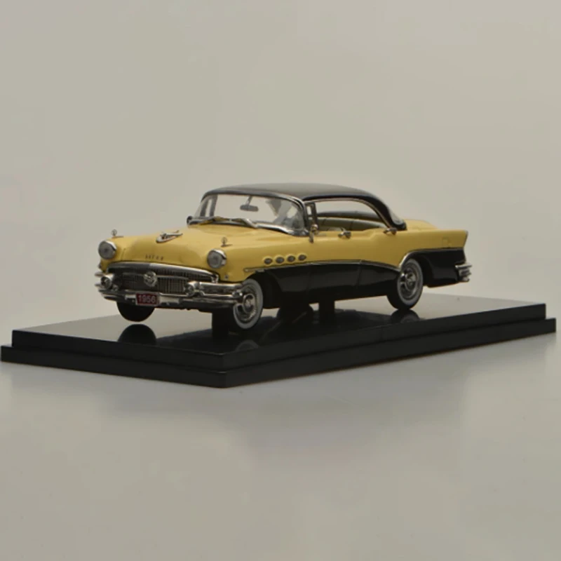 Modèle de voiture en alliage de Simulation de toit rigide, échelle 1:43, 1956 Roadmaster-Riviera-4 portes, affichage statique, cadeau, décoration Souvenir à collectionner