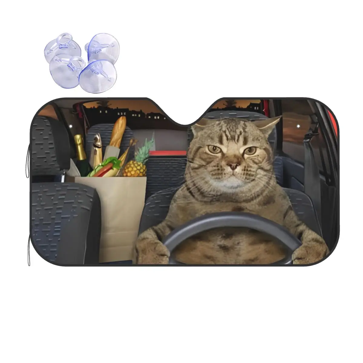 gato-engracado-dirigindo-carro-para-brisa-retratil-para-sol-70x130cm-folhas-viseira-solar-refletor-de-calor