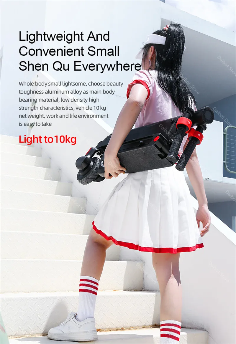 Daibot X6 Portable Electric Scooter Two Wheel Electric Scooters Mini Folding Electric E-Scooter Power Bank
