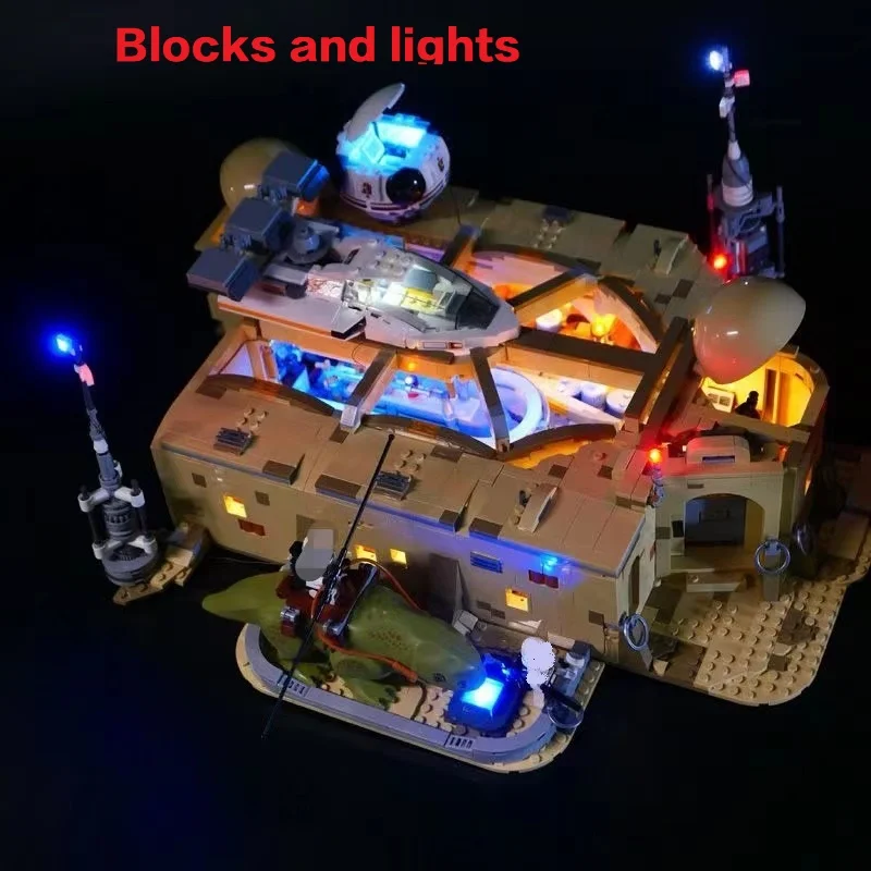 حار بيع 3187 Mos Eisley ديكور المنزل نموذج الحانة 75290 هدية عيد ميلاد 60016 ديكور المنزل هدية الكريسماس #5